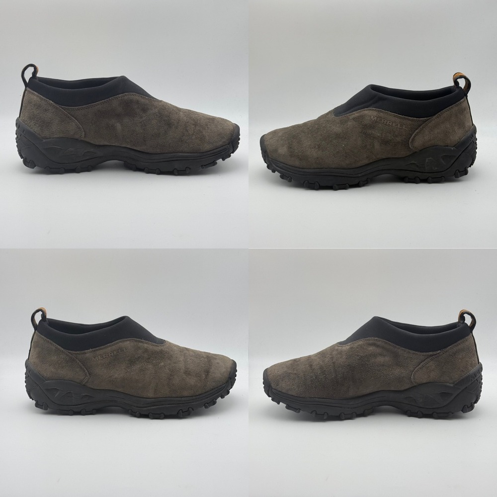Merrell Winter Moc Suede Slip-On Shoes Womens 10 Brown